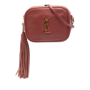 Pre-Loved Saint Laurent Calfskin Monogram Blogger Bag